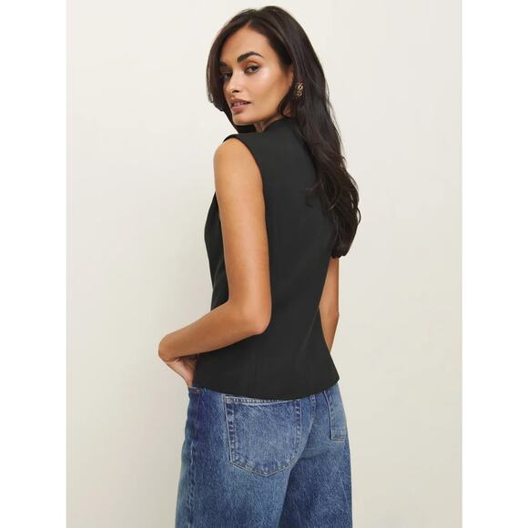 Reformation Lottie Vest Black - Picture 4 of 12